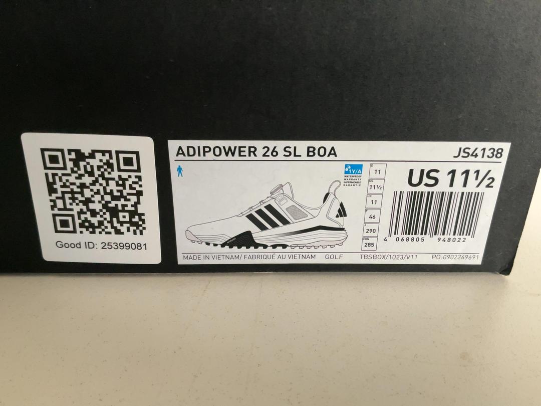 Photo '2' of Adipower 26 SL Boa mens size US 11 1/2 Shoes