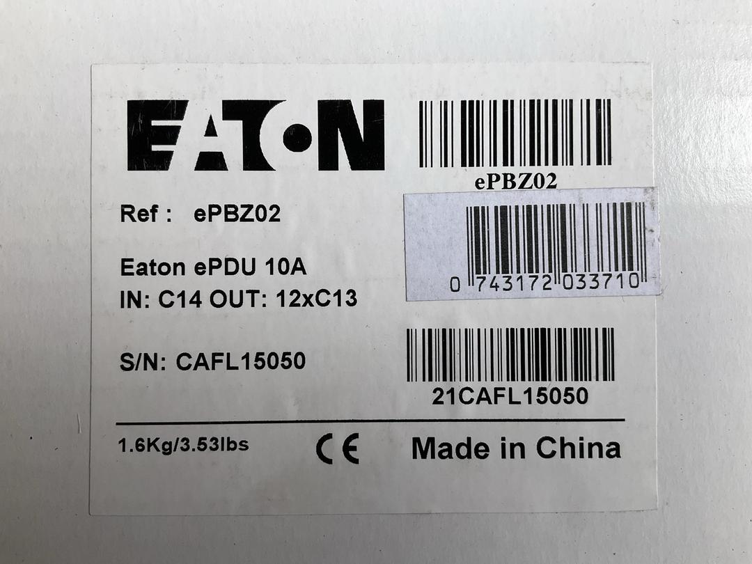 Photo '3' of Eaton ePBZ02 ePDU - Power Distribution Unit