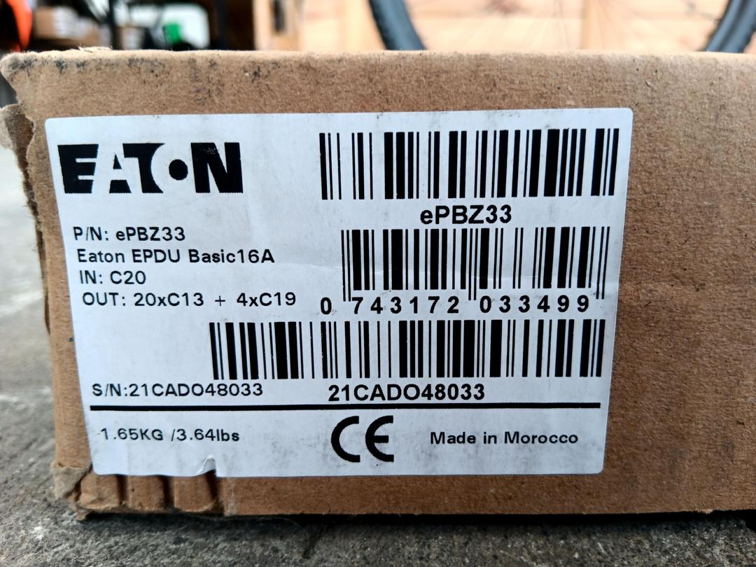 Photo '3' of Eaton ePDU Basic 16A ePBZ33