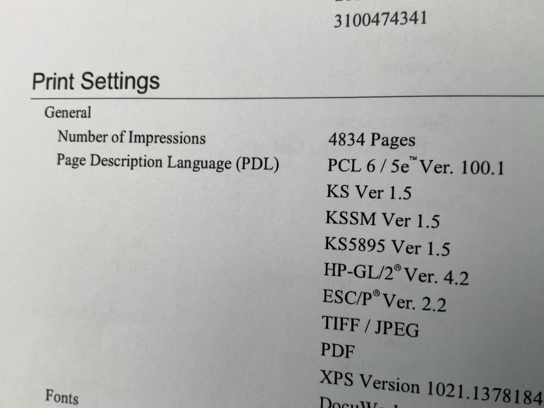 Photo '3' of Fujifilm Printer - Model ApeosPrint 5330 Photo '3' of Fujifilm Printer - Model ApeosPrint 5330