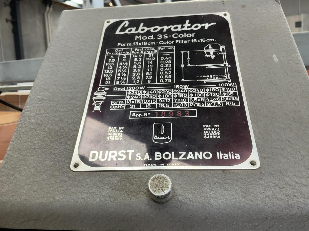 Photo '2' of Durst Laborator or Similar - Model 3S-Colour Photo '2' of Durst Laborator or Similar - Model 3S-Colour