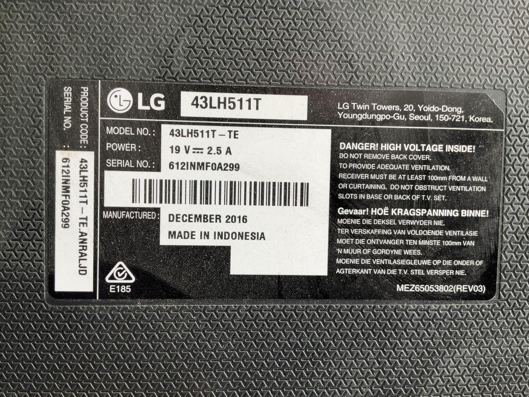 Photo '4' of Wrong Consignment LG 43" LED TV Photo '4' of Wrong Consignment LG 43" LED TV