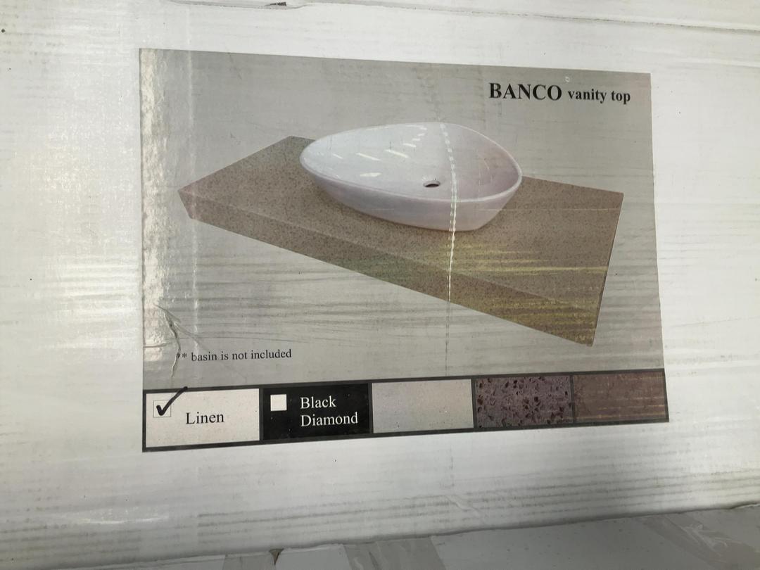 Photo '3' of Rexon - Quartz Banco Vanity Top 1500mm - Linen Photo '3' of Rexon - Quartz Banco Vanity Top 1500mm - Linen