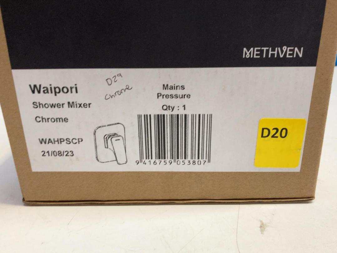 Photo '4' of Methven Waipori Shower Mixer - Chrome *NEW* RRP $345 Photo '4' of Methven Waipori Shower Mixer - Chrome *NEW* RRP $345