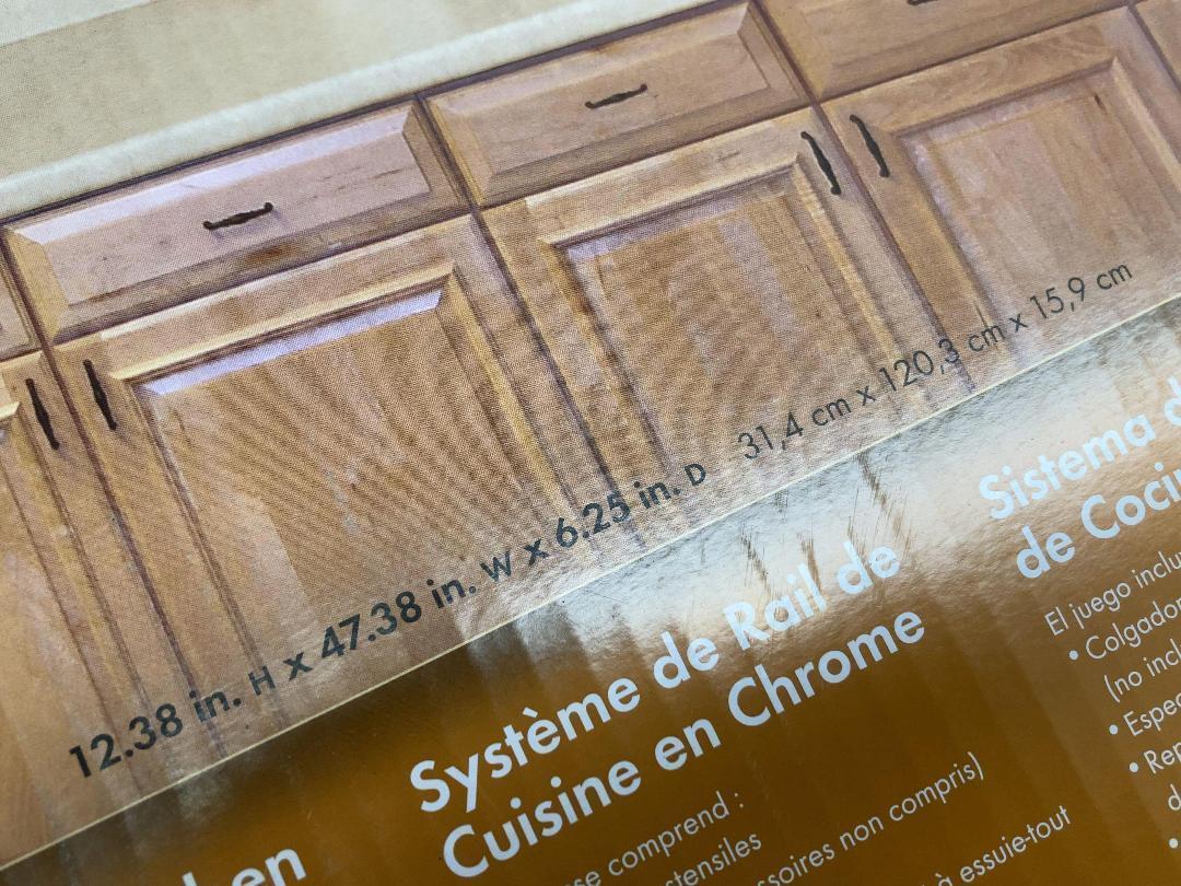 Photo '4' of Hafele Home - Kitchen Rail System 320mm - 1.21m *NEW* RRP $155 Photo '4' of Hafele Home - Kitchen Rail System 320mm - 1.21m *NEW* RRP $155