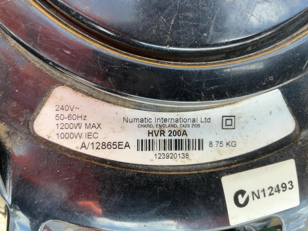 Photo '5' of Numatic HVR200A Industrial Vacuum Cleaner Photo '5' of Numatic HVR200A Industrial Vacuum Cleaner