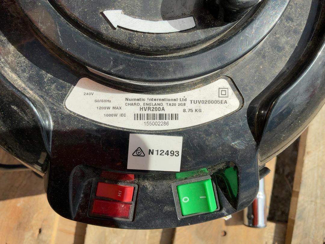 Photo '4' of Numatic HVR200A Industrial Vacuum Cleaner Photo '4' of Numatic HVR200A Industrial Vacuum Cleaner