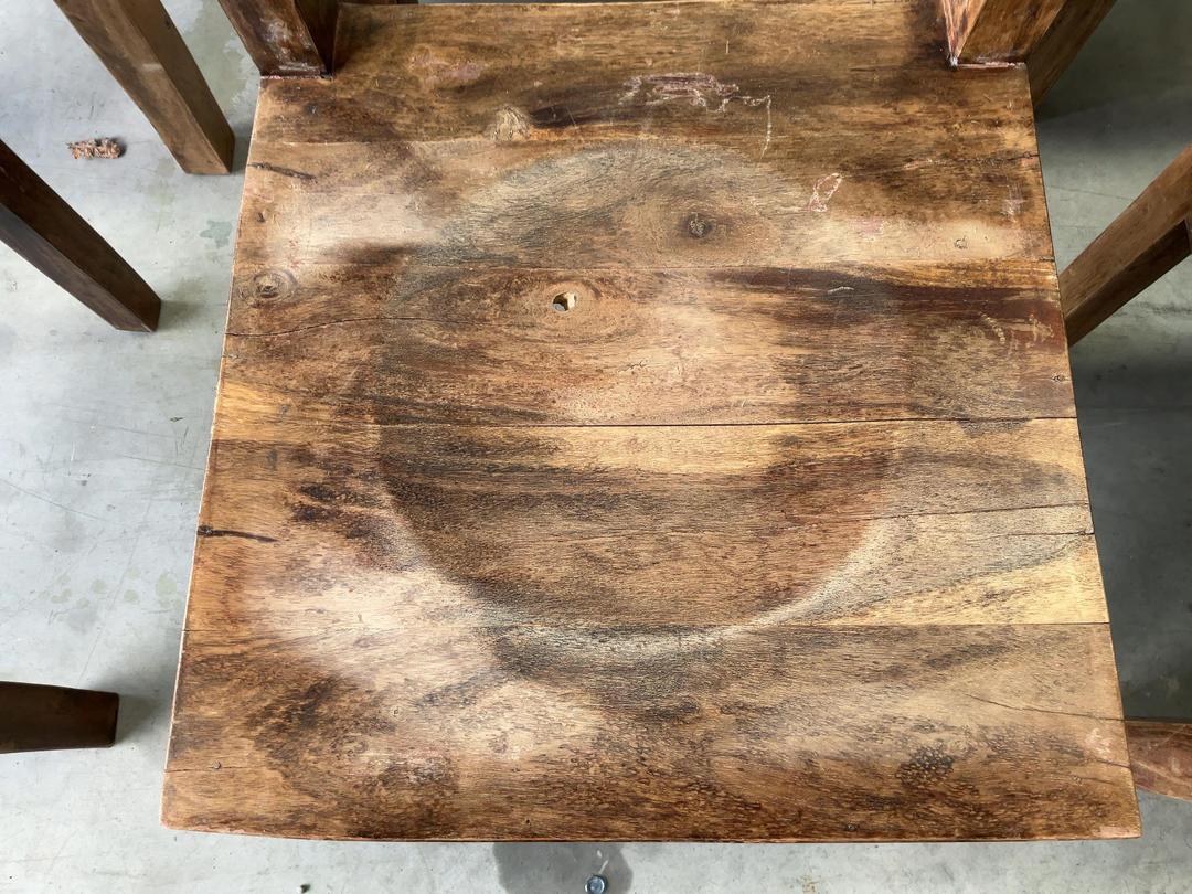 Photo '7' of 6x Vast Interior Wooden-Like Dining Chairs