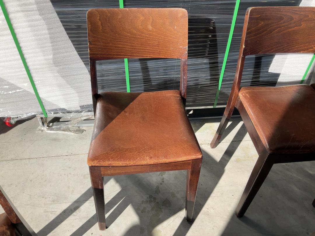 Photo '13' of 6x Brown Coloured Dining Chairs