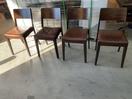 Thumbnail '1' of 4x Brown Coloured Dining Chairs