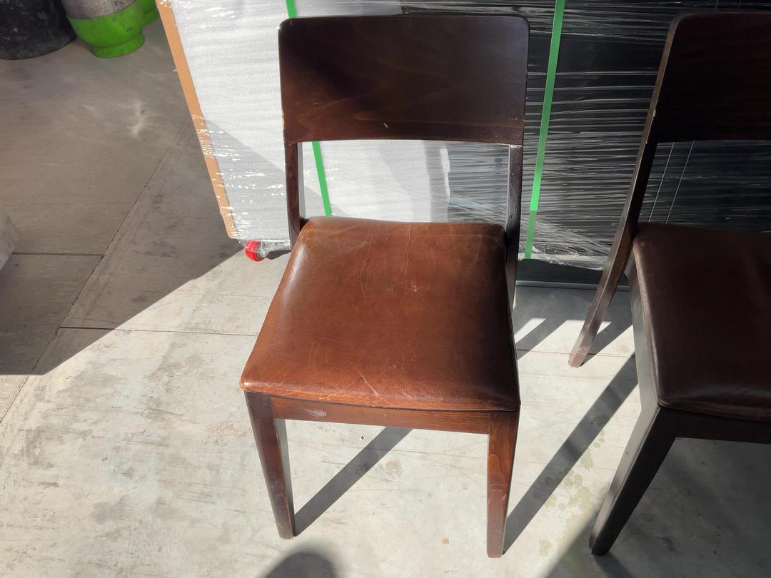 Photo '2' of 4x Brown Coloured Dining Chairs