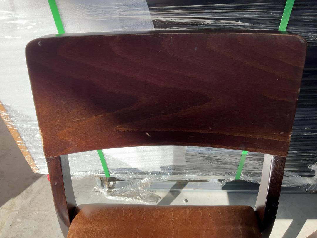 Photo '4' of 4x Brown Coloured Dining Chairs