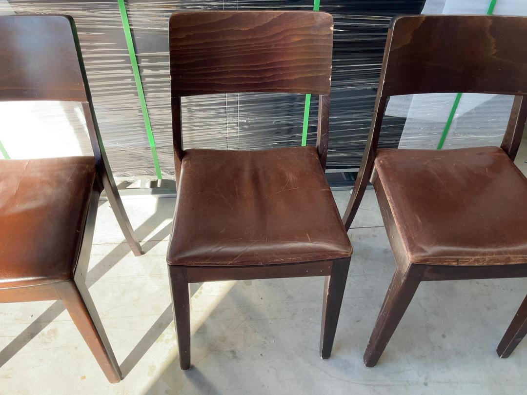 Photo '6' of 4x Brown Coloured Dining Chairs