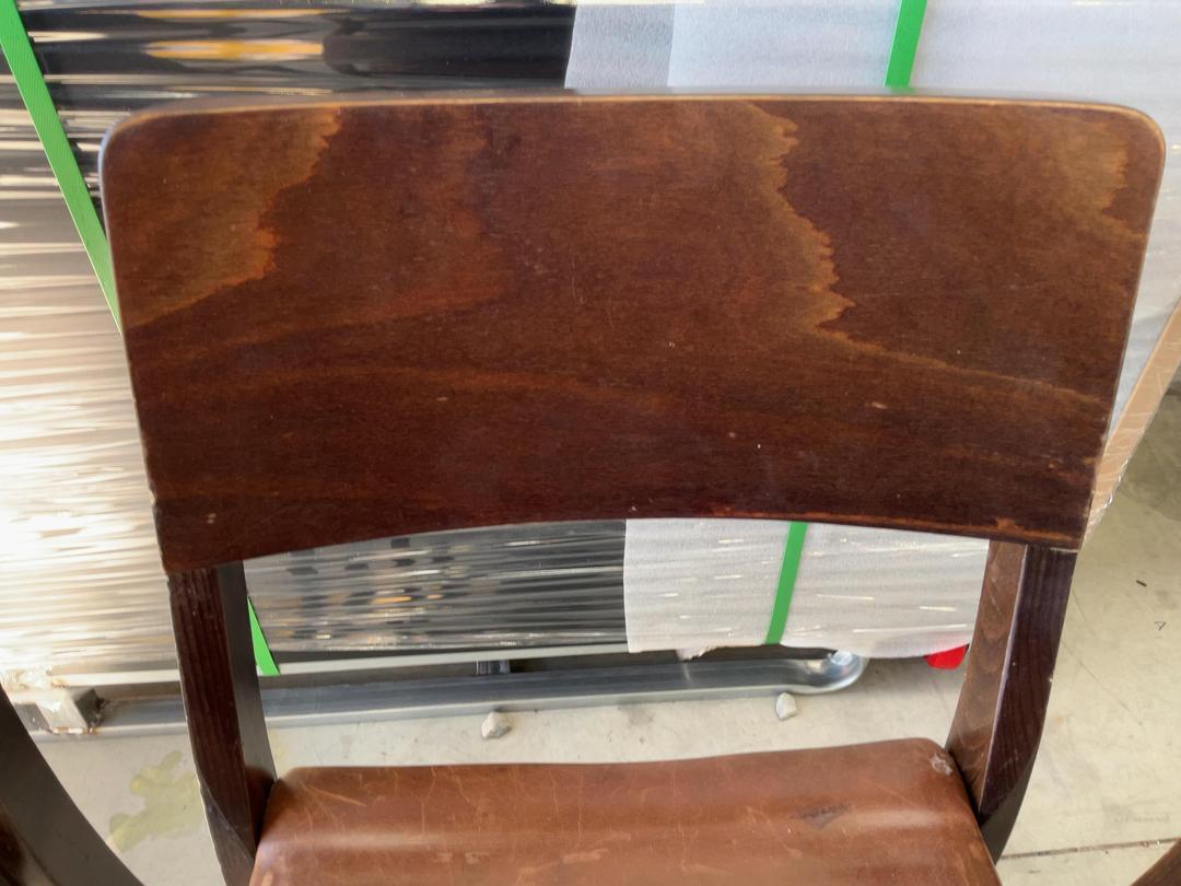 Photo '11' of 4x Brown Coloured Dining Chairs