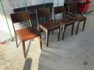 Thumbnail '18' of 4x Brown Coloured Dining Chairs