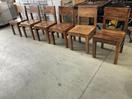 Thumbnail '1' of 6x Vast Interior Wooden-Like Dining Chairs
