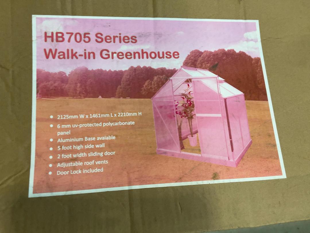 Photo '3' of HB705 Series Walk-In Greenhouse Photo '3' of HB705 Series Walk-In Greenhouse
