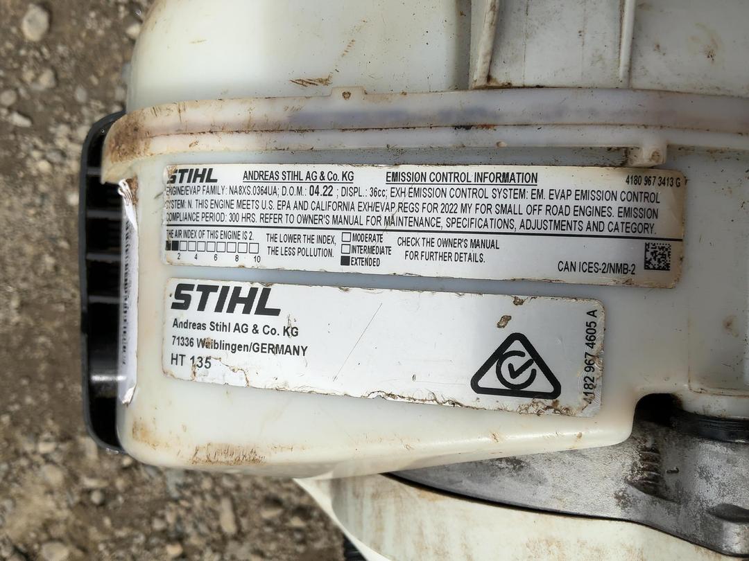 Photo '7' of Stihl HT 135 Pole Chainsaw Photo '7' of Stihl HT 135 Pole Chainsaw