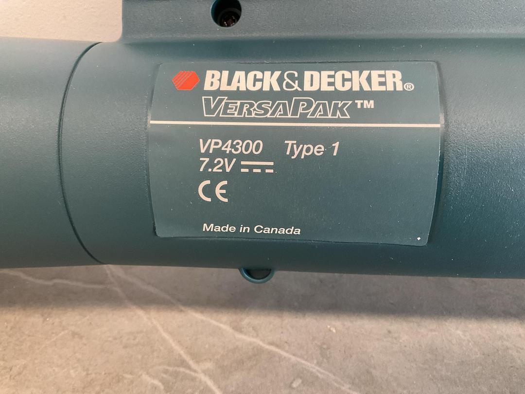 Photo '2' of Black and Decker Cordless Broom VP4300 - Skin Only Photo '2' of Black and Decker Cordless Broom VP4300 - Skin Only