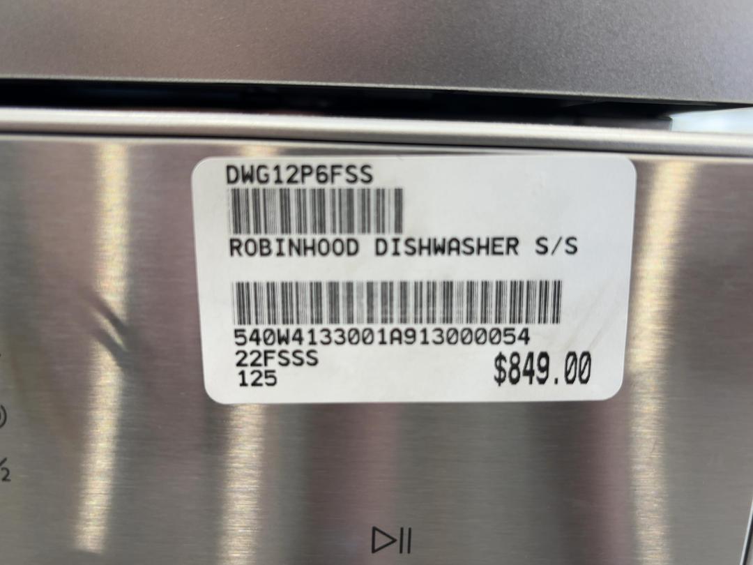 Photo '4' of Robinhood Dishwasher Photo '4' of Robinhood Dishwasher