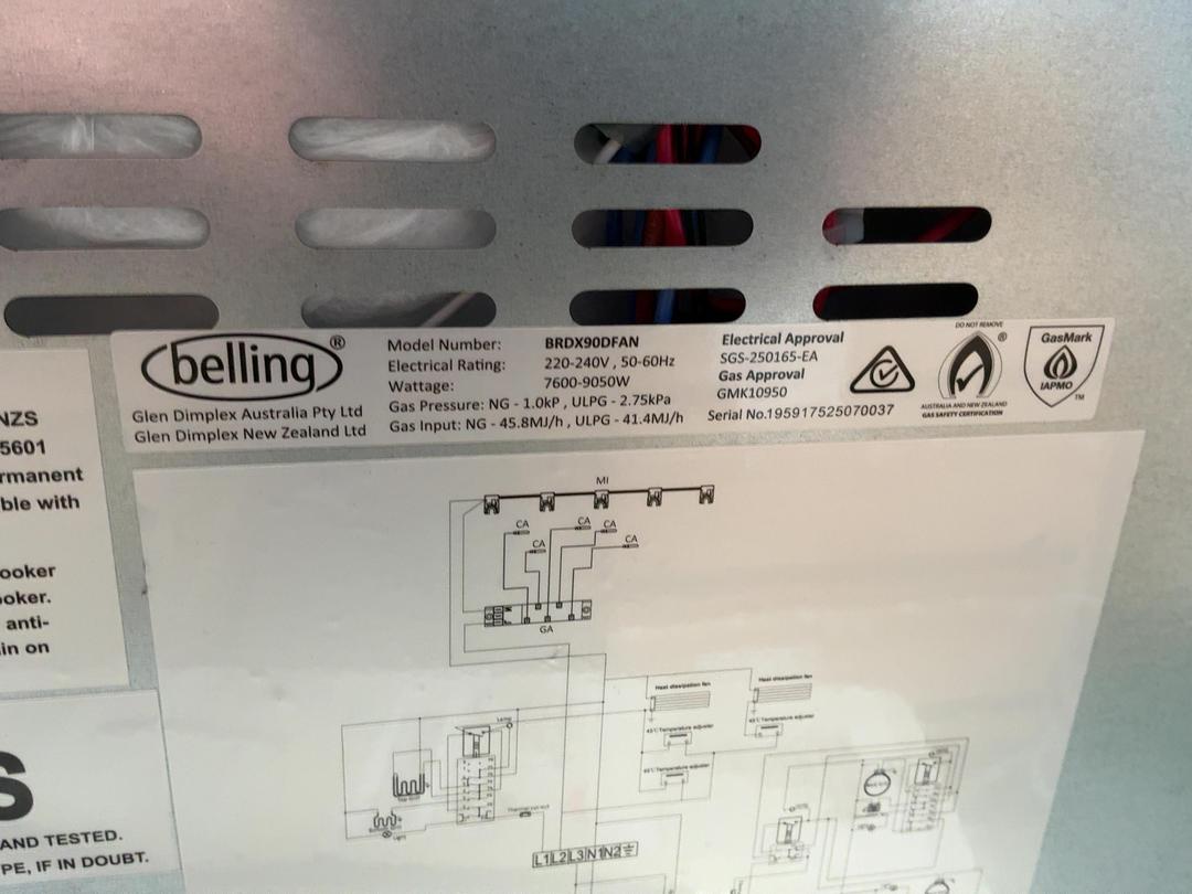 Photo '5' of Belling Oven - Richmond Deluxe Photo '5' of Belling Oven - Richmond Deluxe