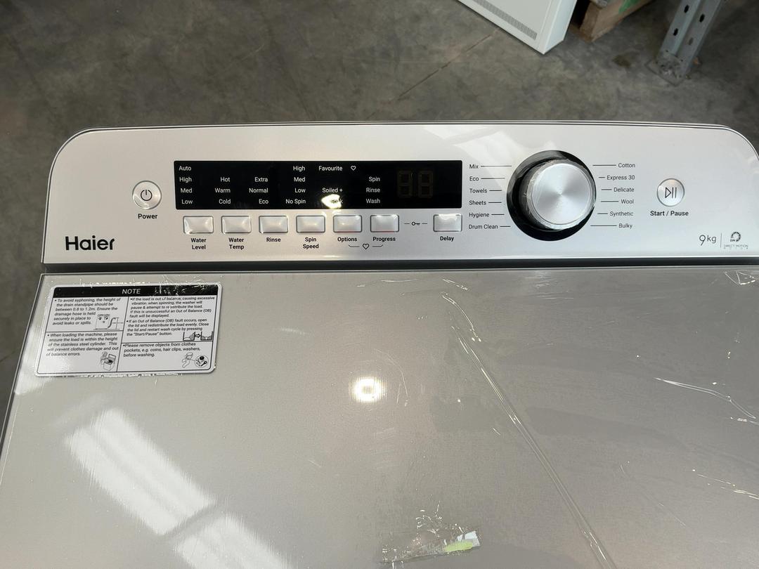 Photo '8' of Haier 9KG Washing Machine Photo '8' of Haier 9KG Washing Machine