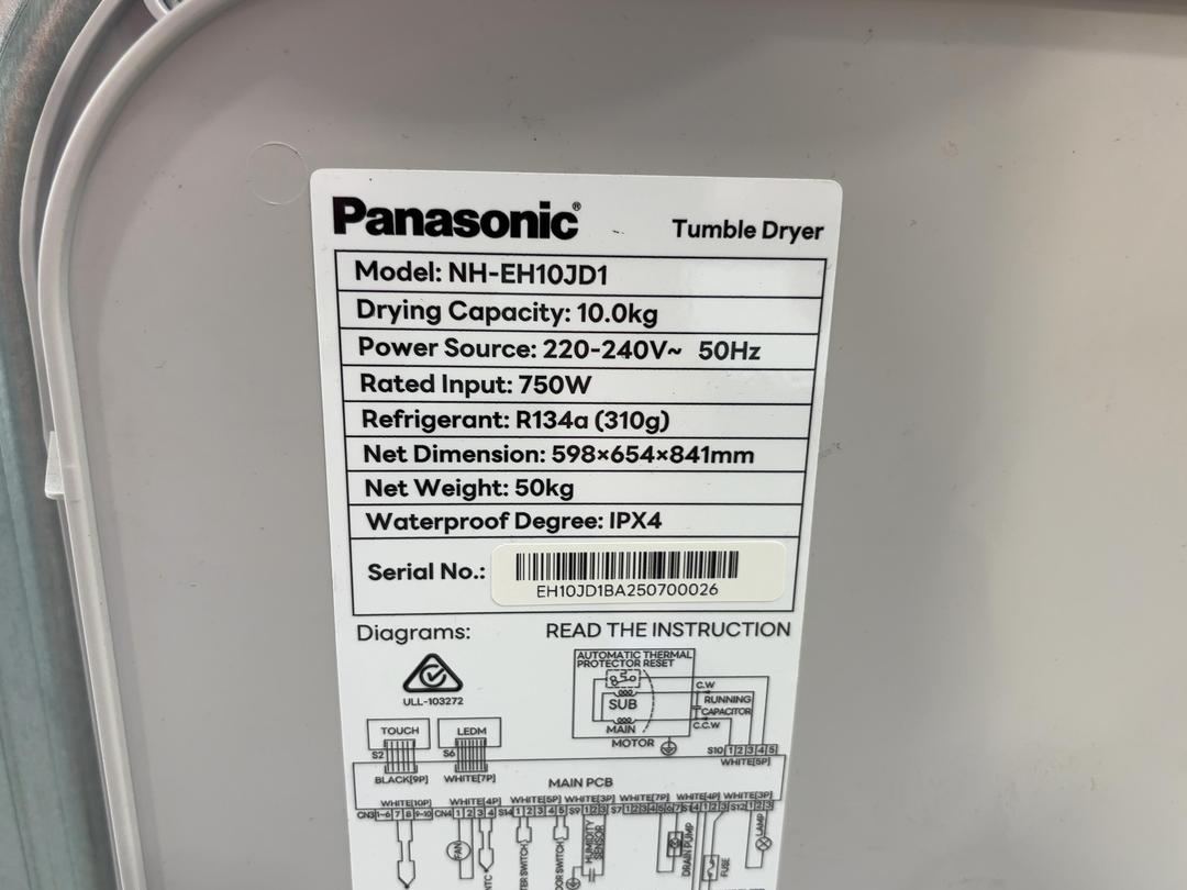 Photo '5' of Panasonic 10kg Dryer