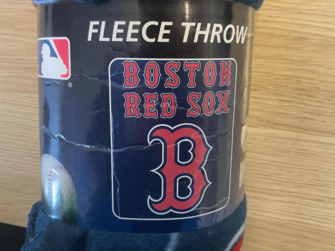 Photo '4' of Boston Red Sox Blue Fleece Throw Photo '4' of Boston Red Sox Blue Fleece Throw