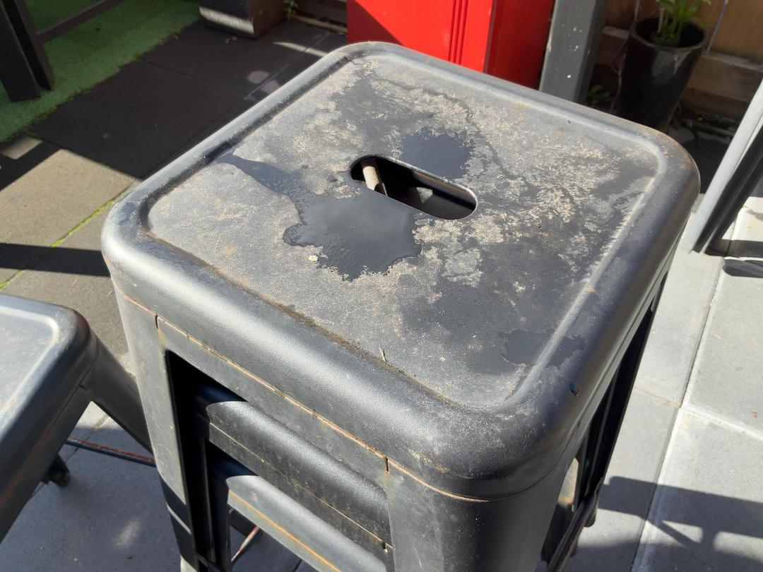 Photo '4' of 4 x Tolix style stools - 2