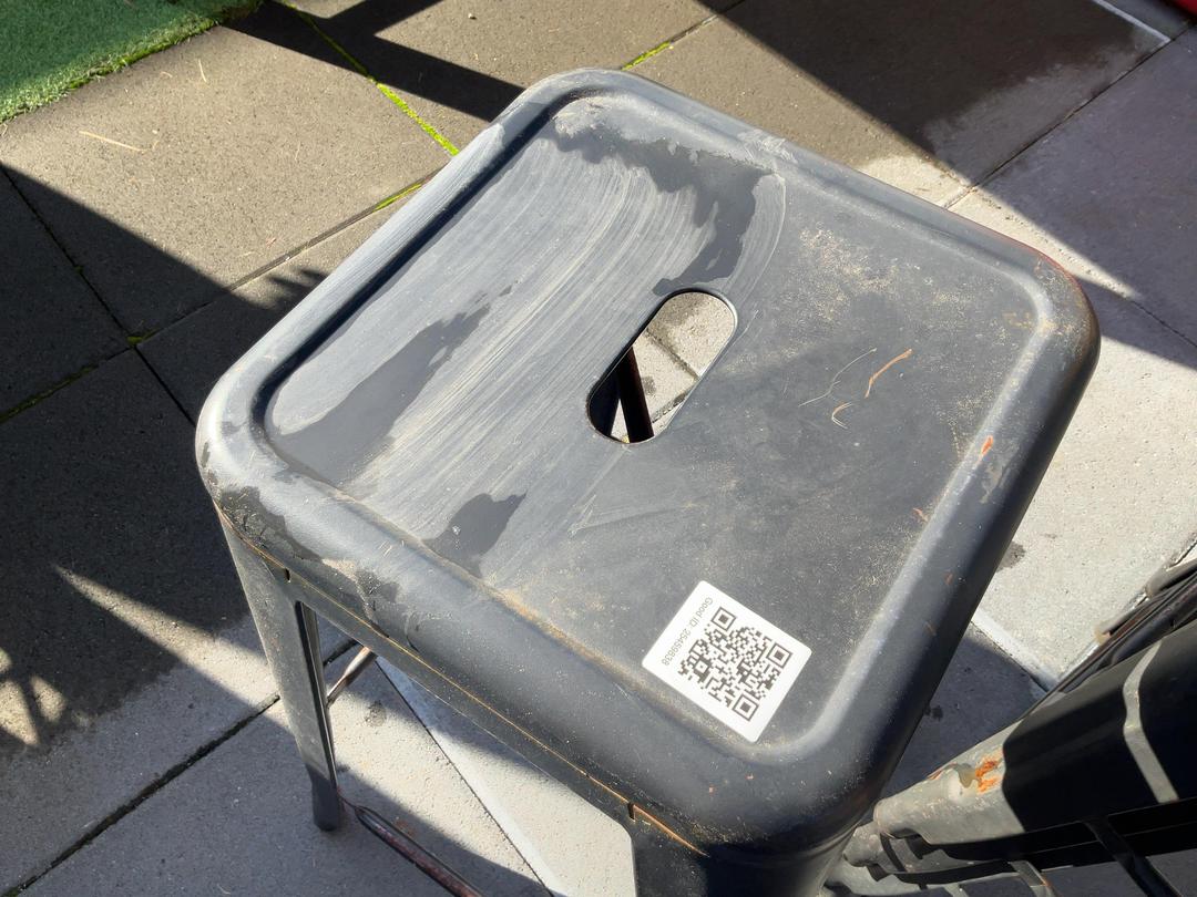 Photo '5' of 4 x Tolix style stools - 2