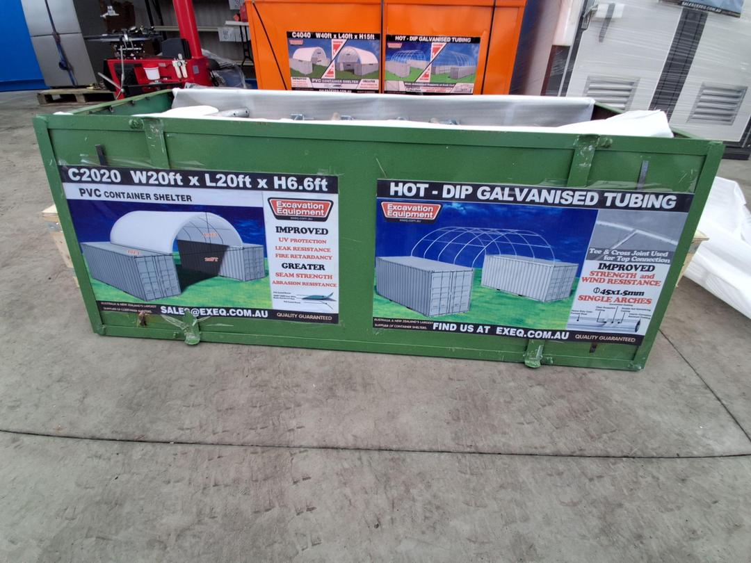 Photo '2' of Container Shelter / Hot Dip & Galvanised Tubing