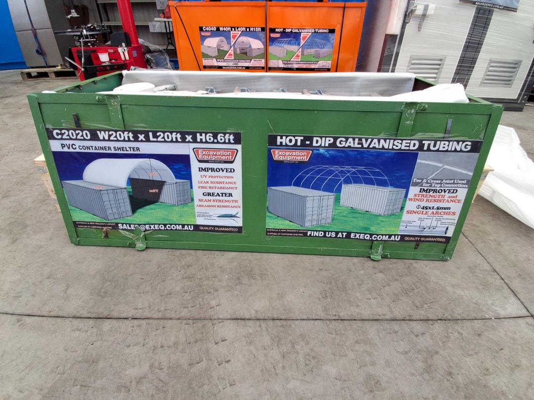 Photo '2' of Container Shelter / Hot Dip & Galvanised Tubing