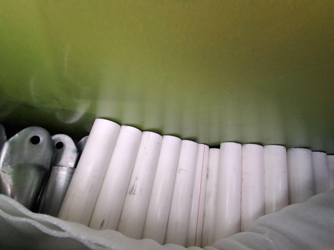 Photo '4' of Container Shelter / PVC & Galvanised Tubing Photo '4' of Container Shelter / PVC & Galvanised Tubing