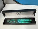 Thumbnail '1' of Bone Heru / Maori Hair Comb - Blue Paua Coloured