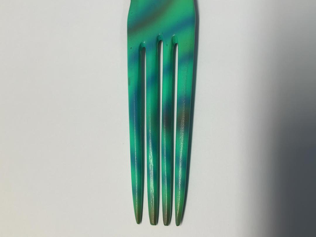 Photo '10' of Bone Heru / Maori Hair Comb - Blue Paua Coloured Photo '10' of Bone Heru / Maori Hair Comb - Blue Paua Coloured