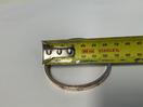 Thumbnail '3' of Gold/Rose Gold Coloured Bangle with White Coloured Stones
