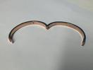 Thumbnail '7' of Gold/Rose Gold Coloured Bangle with White Coloured Stones