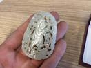 Thumbnail '3' of Light Jade Coloured Carved Stone