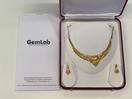 Thumbnail '1' of 22 Carat Gold Necklace and Earring Set 24.19g