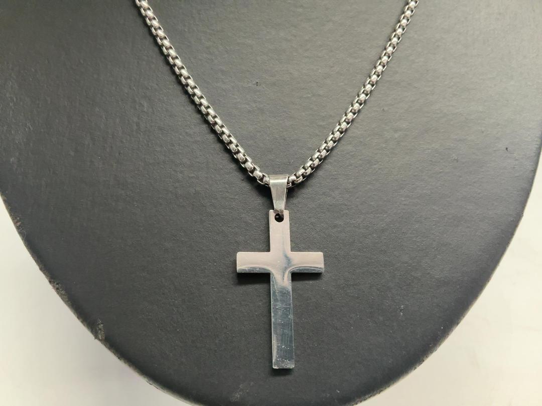 Photo '2' of Mens Cross Chain Necklace Photo '2' of Mens Cross Chain Necklace