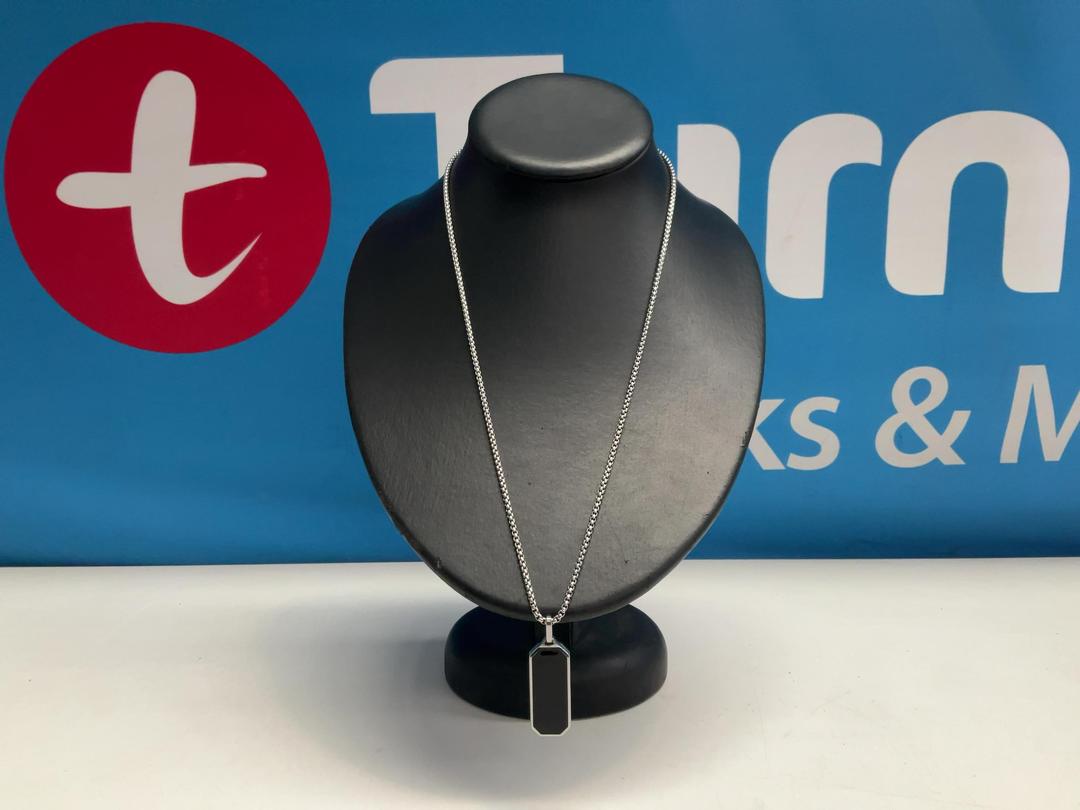 Photo '3' of Black Pendant Chain Necklace Photo '3' of Black Pendant Chain Necklace