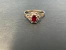 Thumbnail '7' of 10CT Gold Ring w/ Red Stone - CR MHJ 417