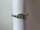 Thumbnail '3' of White Gold Coloured Ring with Diamond Cluster