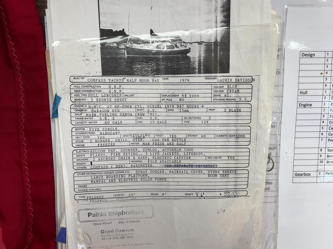 Photo '13' of 1979 Compass Pelorus 25 - Damaged Photo '13' of 1979 Compass Pelorus 25 - Damaged
