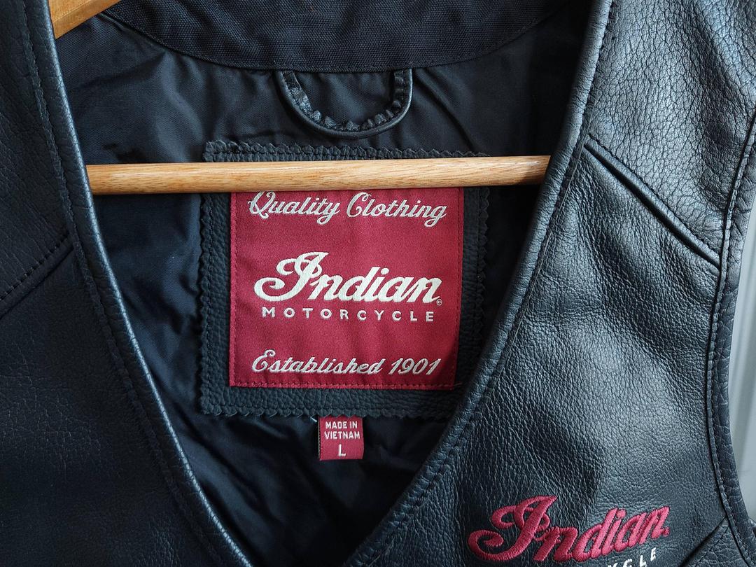 Photo '4' of Indian Motorcycle Leather Vest