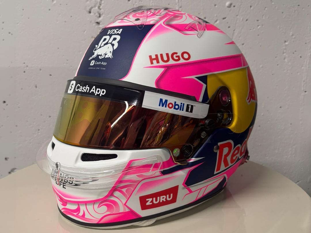 Photo '6' of Signed Liam Lawson 2025 Replica F1 Helmet Photo '6' of Signed Liam Lawson 2025 Replica F1 Helmet